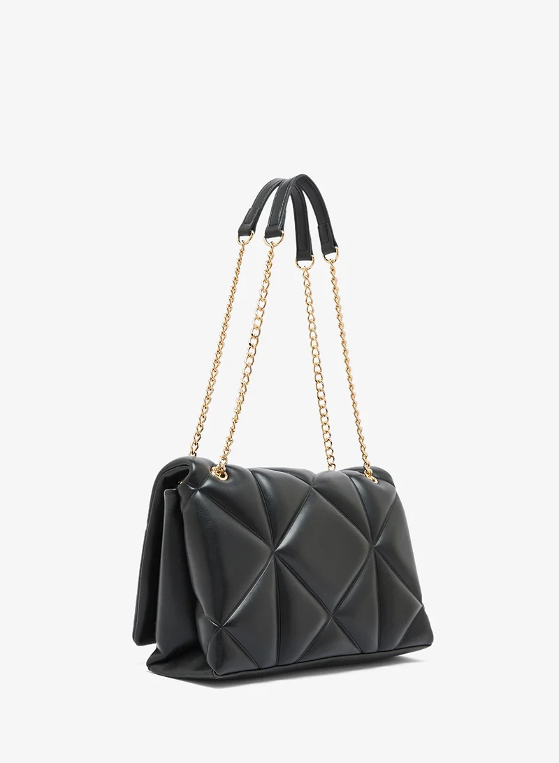 Love Moschino Embossed Q PU Crossbody Bag